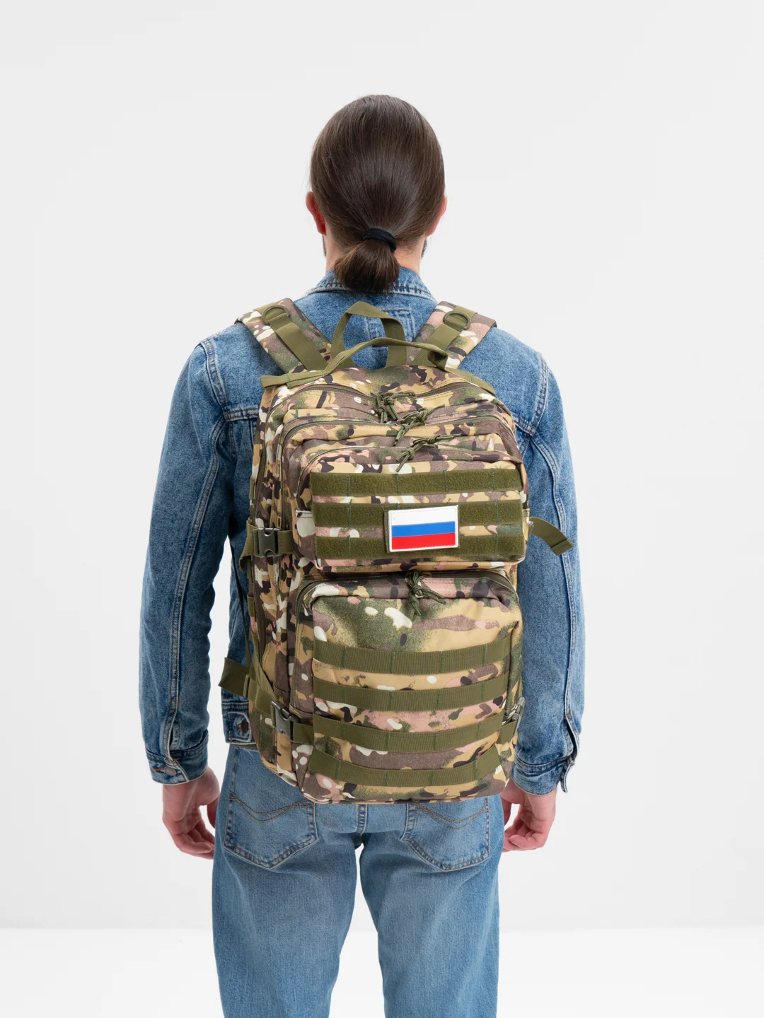 Лесной зеленый рюкзак мужской, туристический