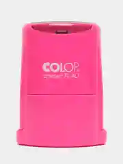 Розовый оснастка для печати Colop Printer R40, с боксом, d 40 мм