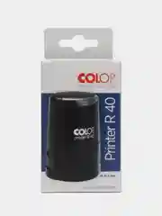 Серебряный оснастка для печати Colop Printer R40, с боксом, d 40 мм