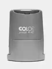 Серебряный оснастка для печати Colop Printer R40, с боксом, d 40 мм