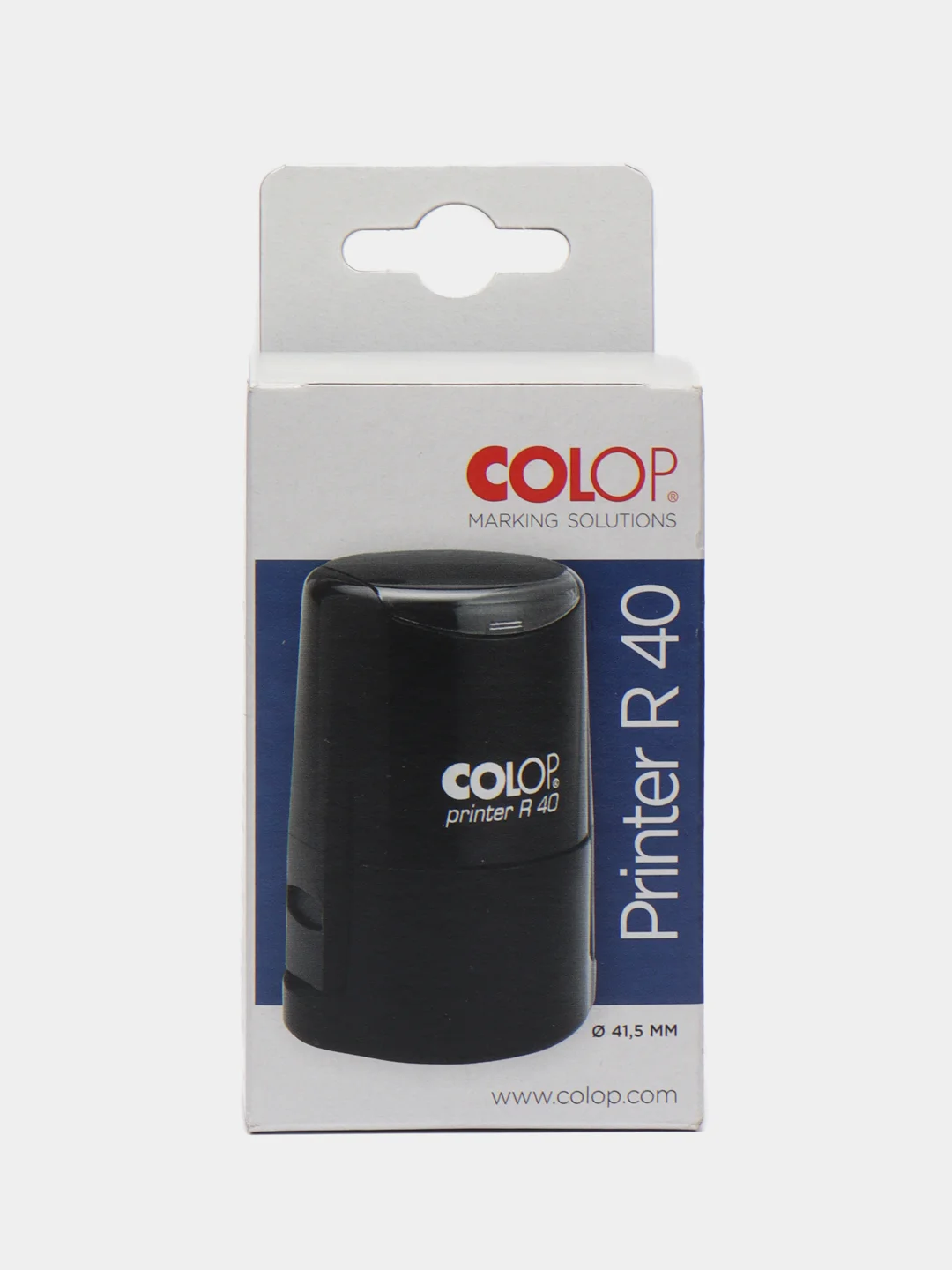 Темно-синий оснастка для печати Colop Printer R40, с боксом, d 40 мм