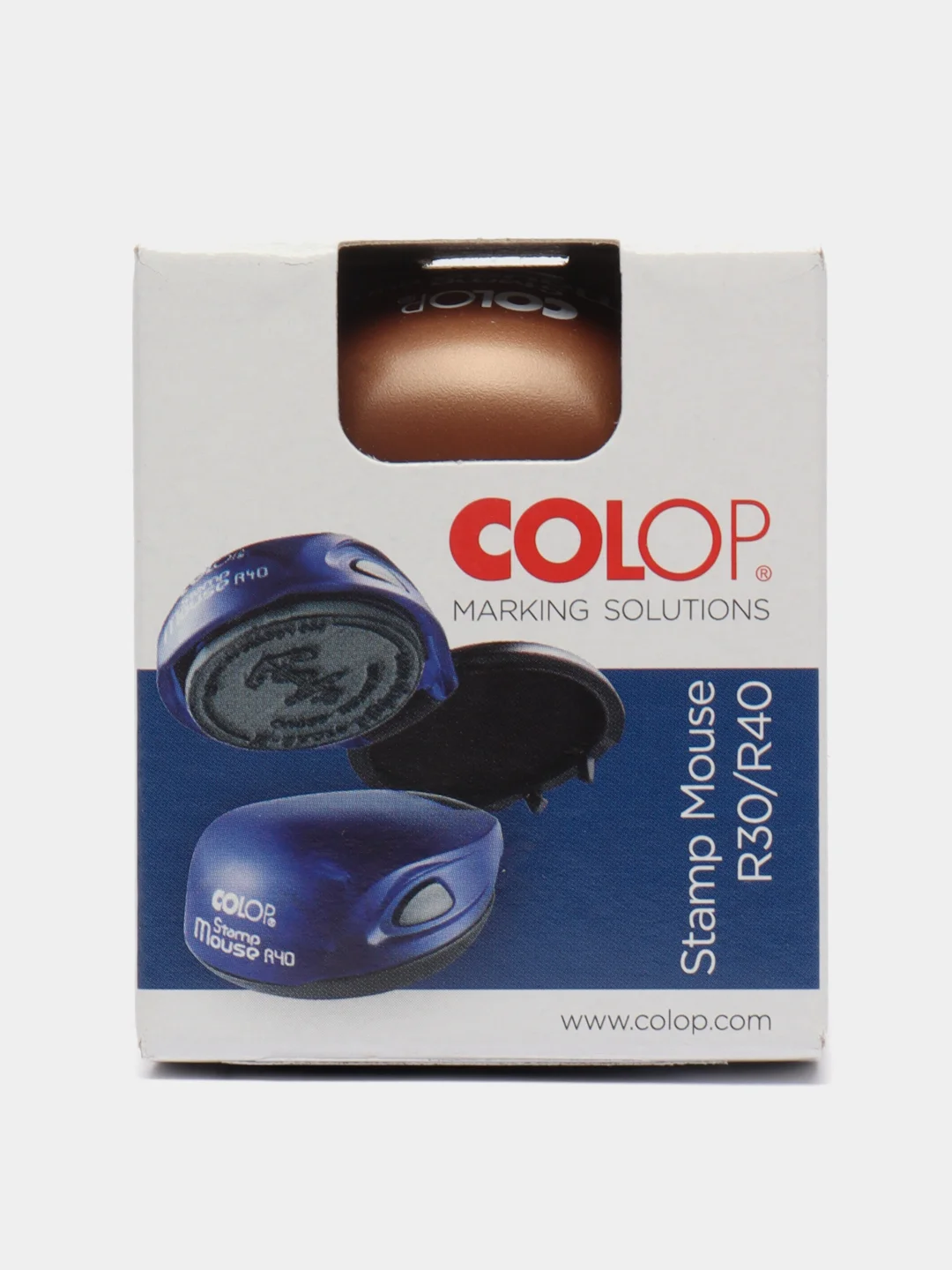 Бронзовый карманная  оснастка Colop Mouse R40