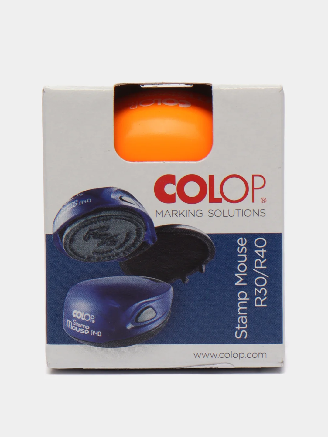 Светло-оранжевый карманная  оснастка Colop Mouse R40