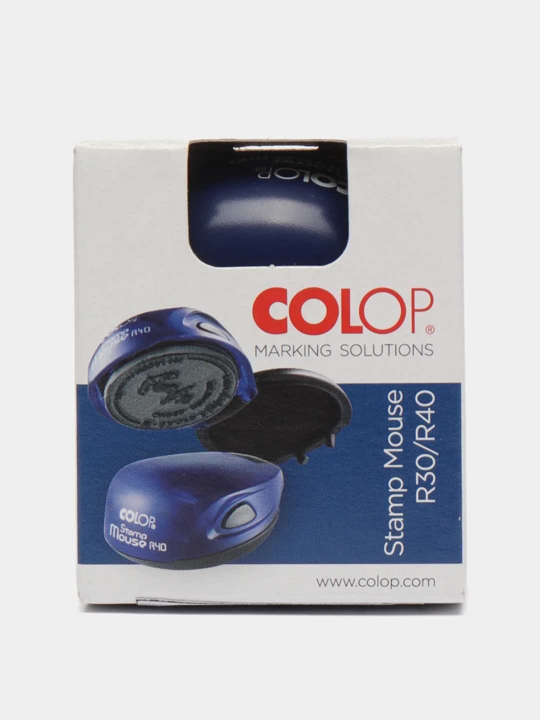 Темно-синий карманная  оснастка Colop Mouse R40