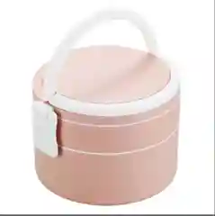 Ланч-бокс с двумя контейнерами и ложкой