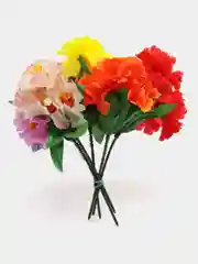 Зелёный хаки искусственные цветы. Климатисы (букет). Композиция. Высота: 210 мм