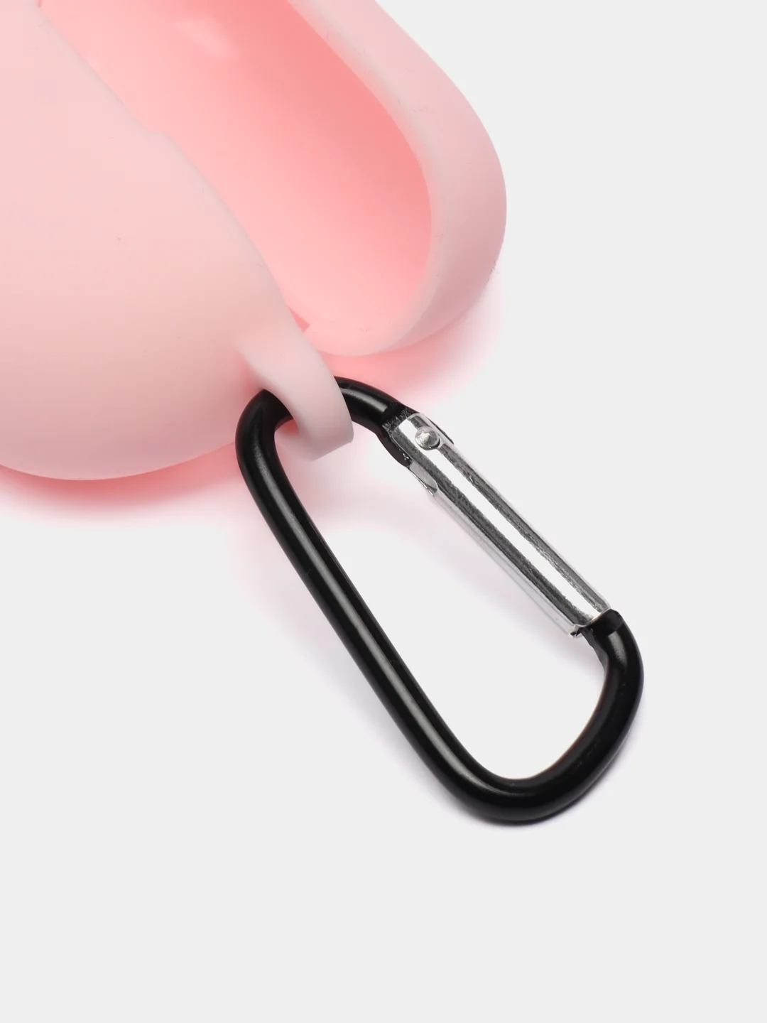 Розовый чехол для беспроводных наушников Xiaomi Redmi Buds 3 Lite силиконовый КАРТОФАН матовый