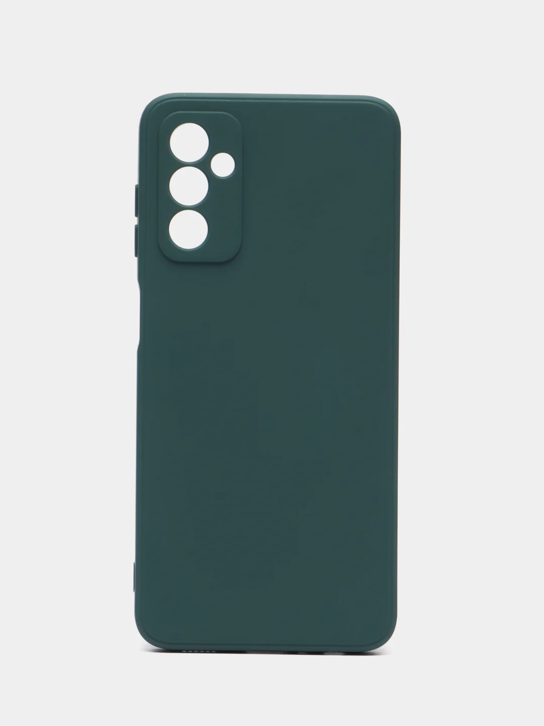 Зеленый чехол ROSCO для Samsung Galaxy M13, матовый, силиконовый, бортик вокруг камер