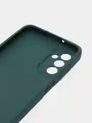 Зеленый чехол ROSCO для Samsung Galaxy M13, матовый, силиконовый, бортик вокруг камер