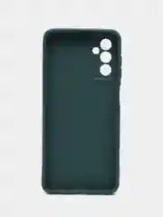 Зеленый чехол ROSCO для Samsung Galaxy M13, матовый, силиконовый, бортик вокруг камер