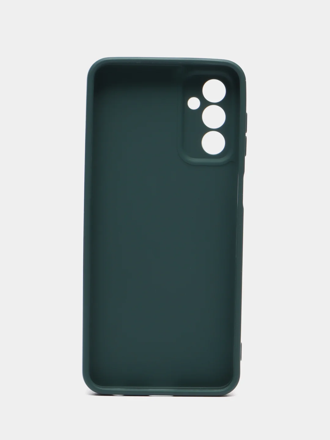 Зеленый чехол для Samsung Galaxy M23 силиконовый ROSCO матовый тонкий с бортиком-защитой камер