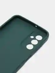 Зеленый чехол для Samsung Galaxy M23 силиконовый ROSCO матовый тонкий с бортиком-защитой камер