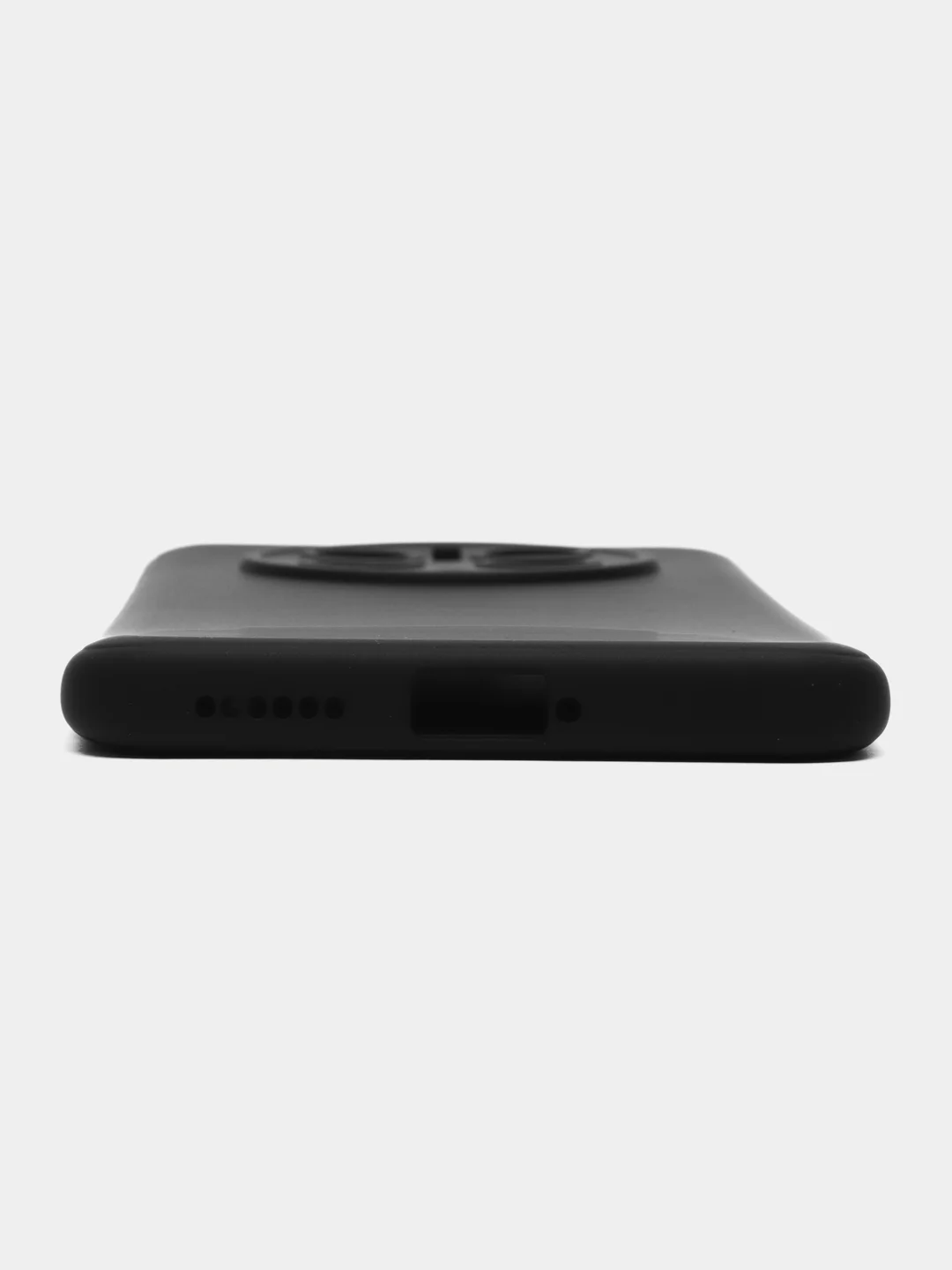 Черный чехол ROSCO для Huawei Mate 50 Pro матовый силиконовый тонкий, бортик вокруг камер