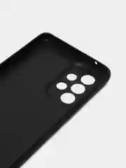 Черный чехол Rosco для Samsung Galaxy A53, матовый, силиконовый, тонкий, бортик вокруг камер