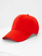 Красный базовая кепка, унисекс