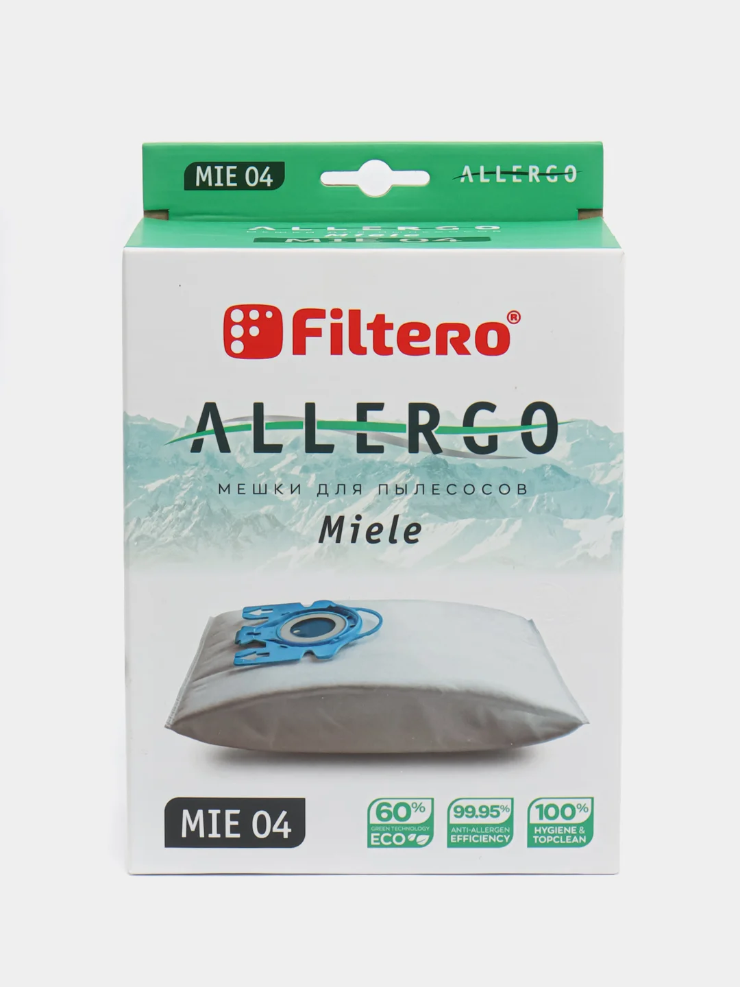 Мешки для пылесосов Filtero Allergo MIE 04, 4 штуки