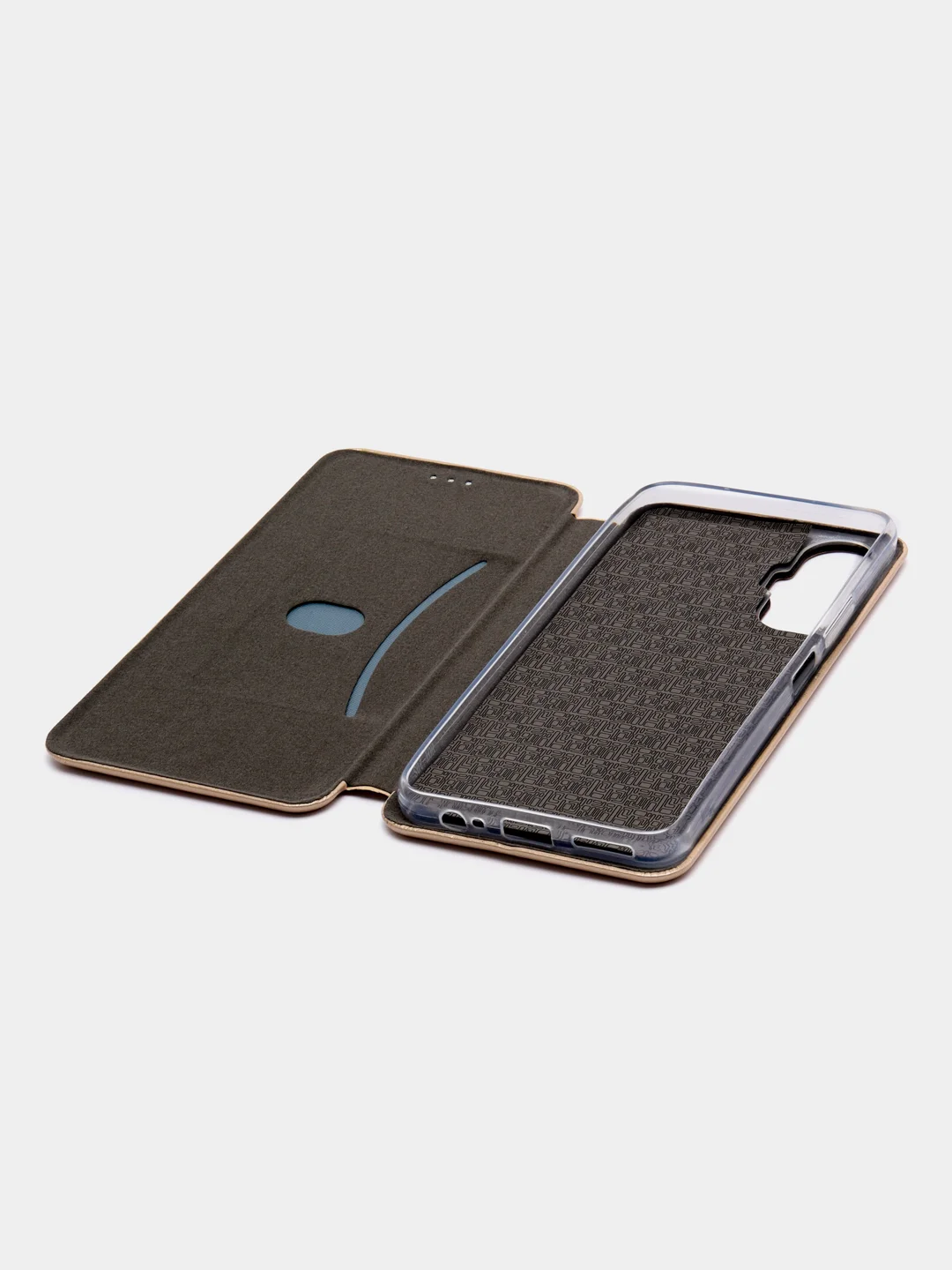 Золотой чехол-книжка для Infinix Hot 20s