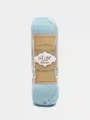 Голубой пряжа Alize Superwash Artisan, шерсть, полиамид, 100 г, 420 м