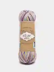 Пурпурный пряжа Alize Superwash Artisan, шерсть, полиамид, 100 г, 420 м