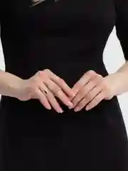 Золотой кольца со самолетом, парные, 2 штуки