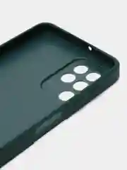 Темно-синий силиконовый чехол Samsung A03S, M32, A22, с защитой камеры, с защитой камеры