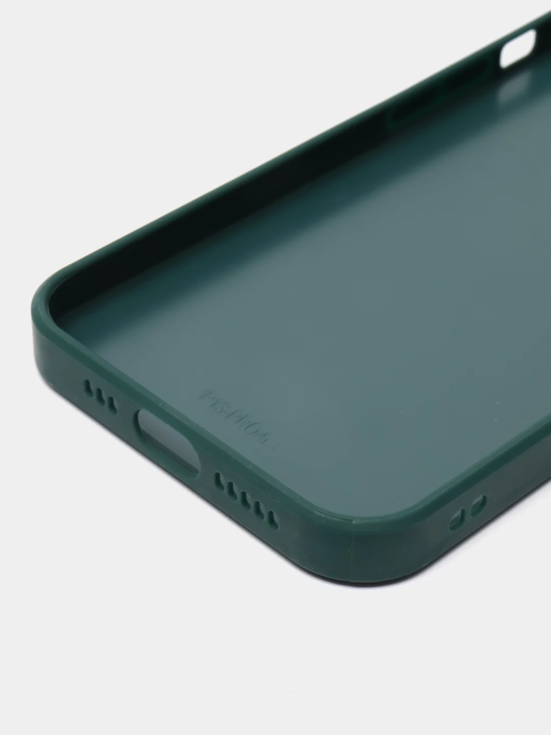 Темно-синий силиконовый чехол с защитой камеры для iPhone 7, 8, 13/Pro/Max,с рисунком из органического стекла