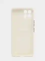 Белый силиконовый чехол для Infinix Smart 6 HD (Смарт 6 Хд), с карманом для карт