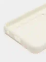 Белый силиконовый чехол для Infinix Smart 6 HD (Смарт 6 Хд), с карманом для карт