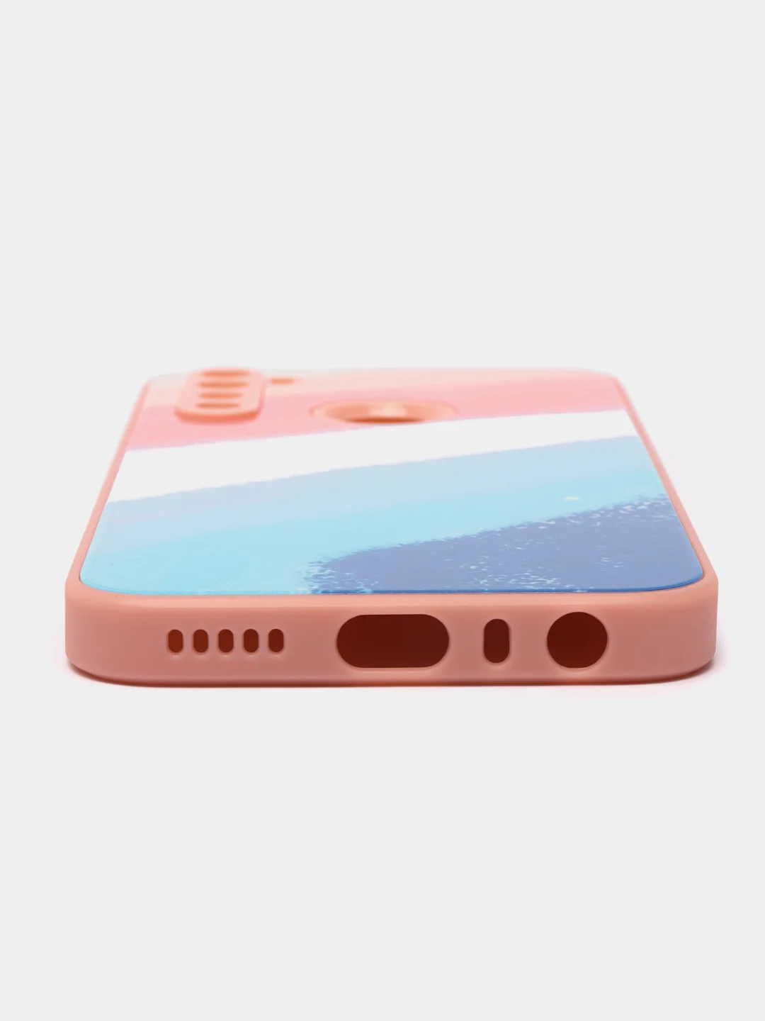 Розовый силиконовый чехол с защитой камеры Xiaomi Redmi Note 8 21 рисунком,из органического стекла