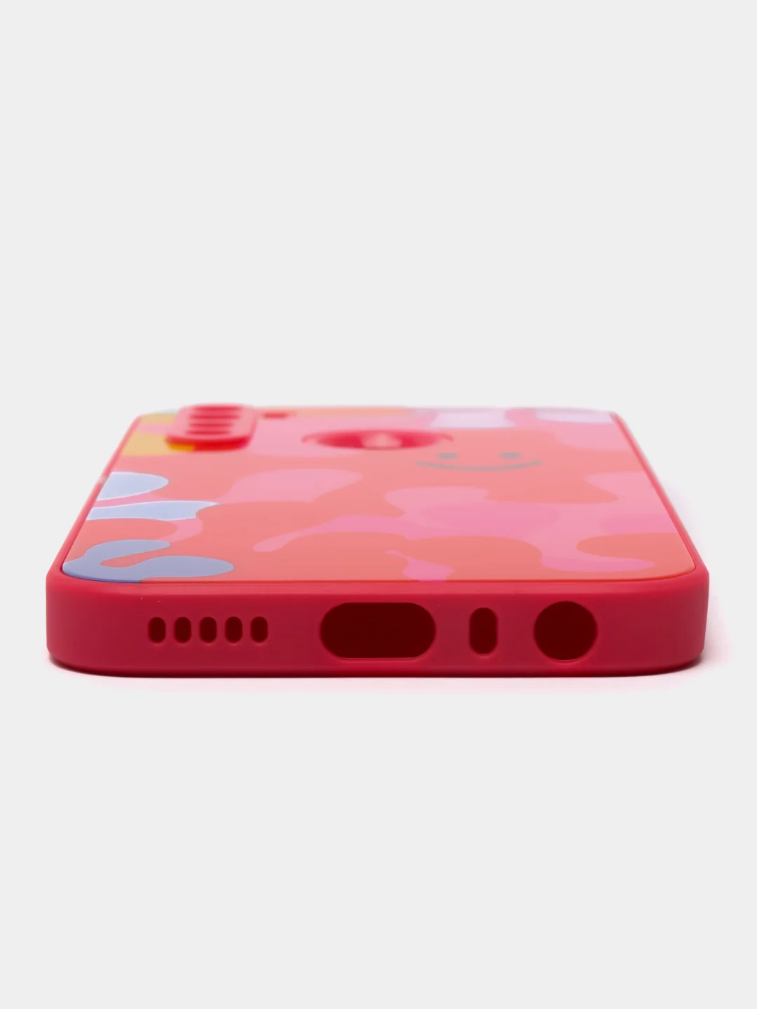Вишнёвый силиконовый чехол с защитой камеры Xiaomi Redmi Note 8 21 рисунком,из органического стекла
