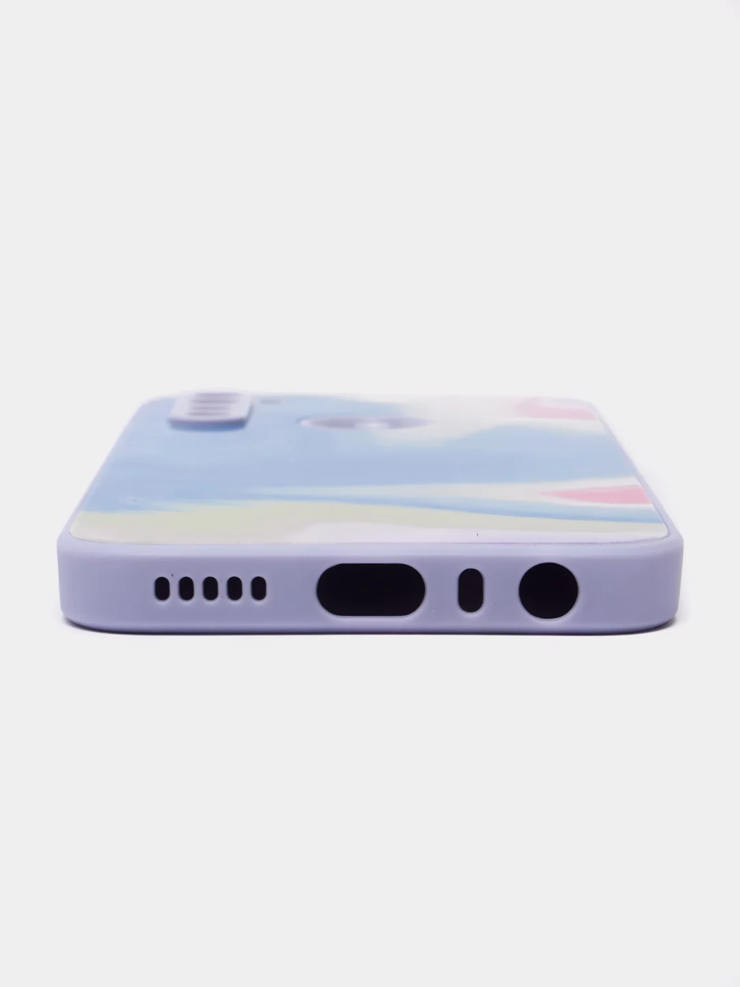 Синий силиконовый чехол с защитой камеры Xiaomi Redmi Note 8 21 рисунком,из органического стекла