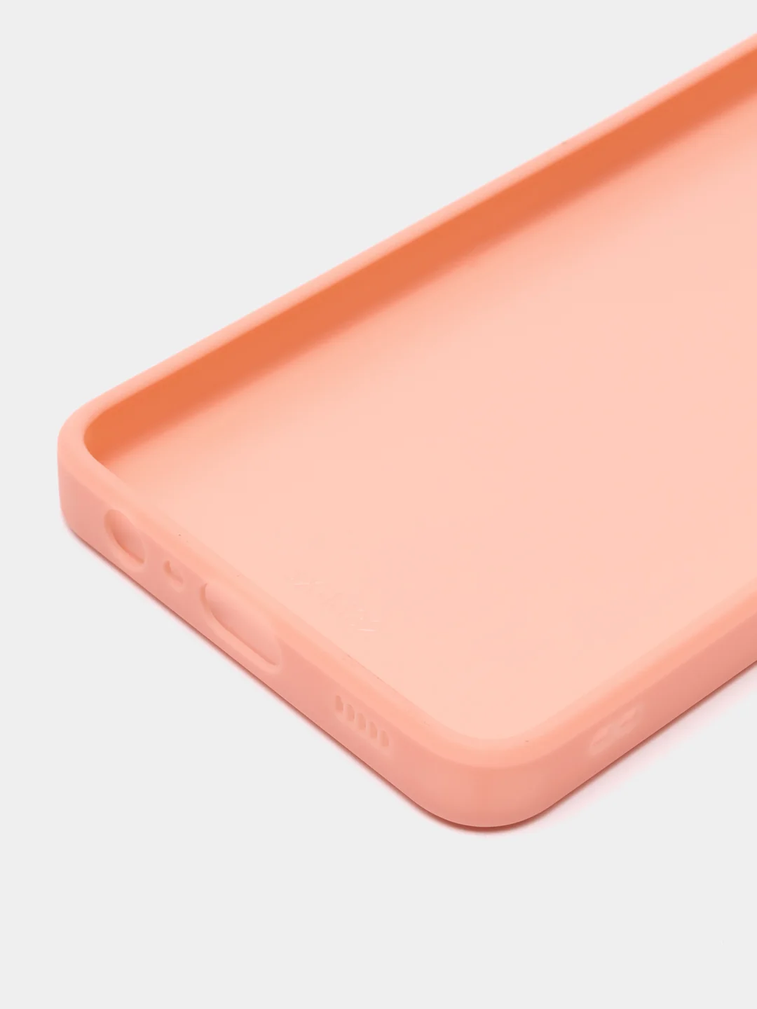 Пастельно-коралловый силиконовый чехол Samsung A03S, M32, A22, с защитой камеры, с защитой камеры
