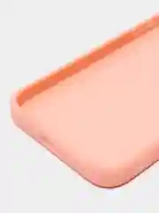 Пастельно-коралловый силиконовый чехол с защитой камеры для iPhone 7, 8, 13/Pro/Max,с рисунком из органического стекла