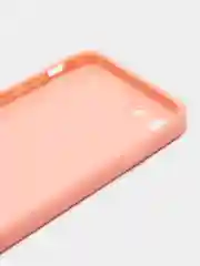 Пастельно-коралловый силиконовый чехол с защитой камеры для iPhone 7, 8, 13/Pro/Max,с рисунком из органического стекла