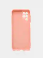 Розовый силиконовый чехол Samsung A03S, M32, A22, с защитой камеры, с защитой камеры