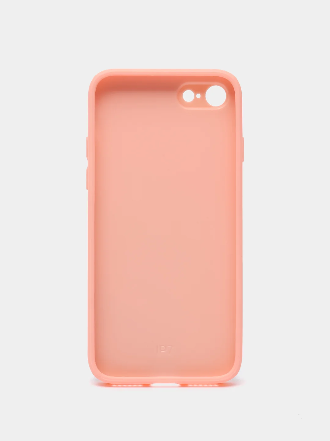 Розовый силиконовый чехол с защитой камеры для iPhone 7, 8, 13/Pro/Max,с рисунком из органического стекла