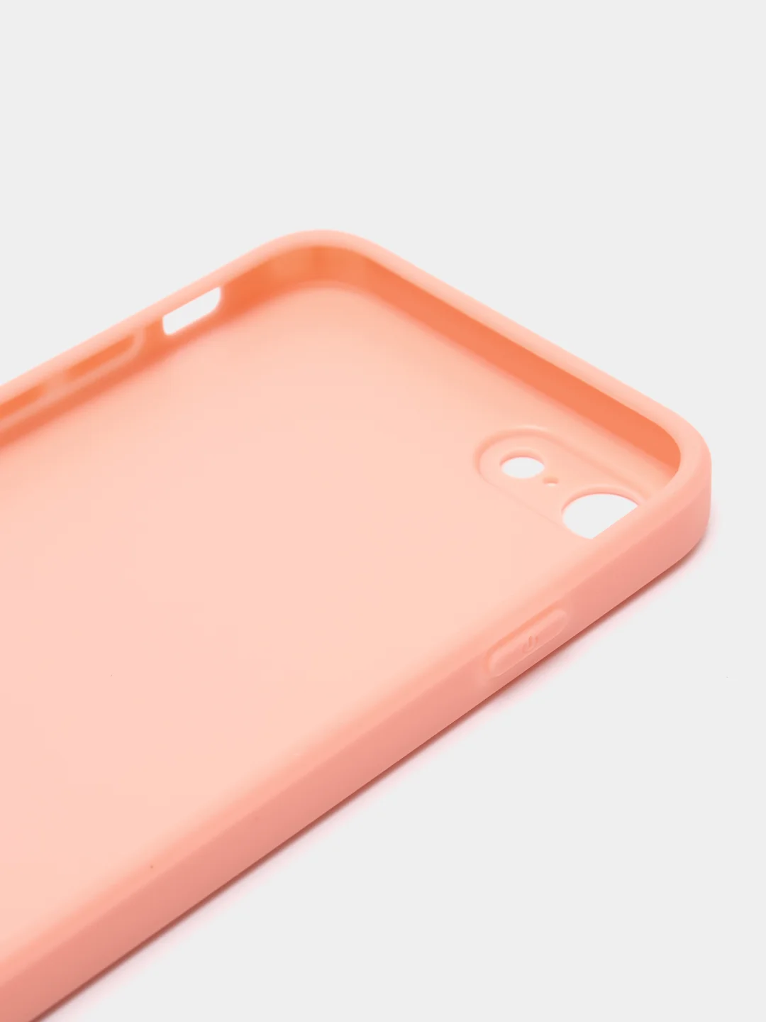 Розовый силиконовый чехол с защитой камеры для iPhone 7, 8, 13/Pro/Max,с рисунком из органического стекла