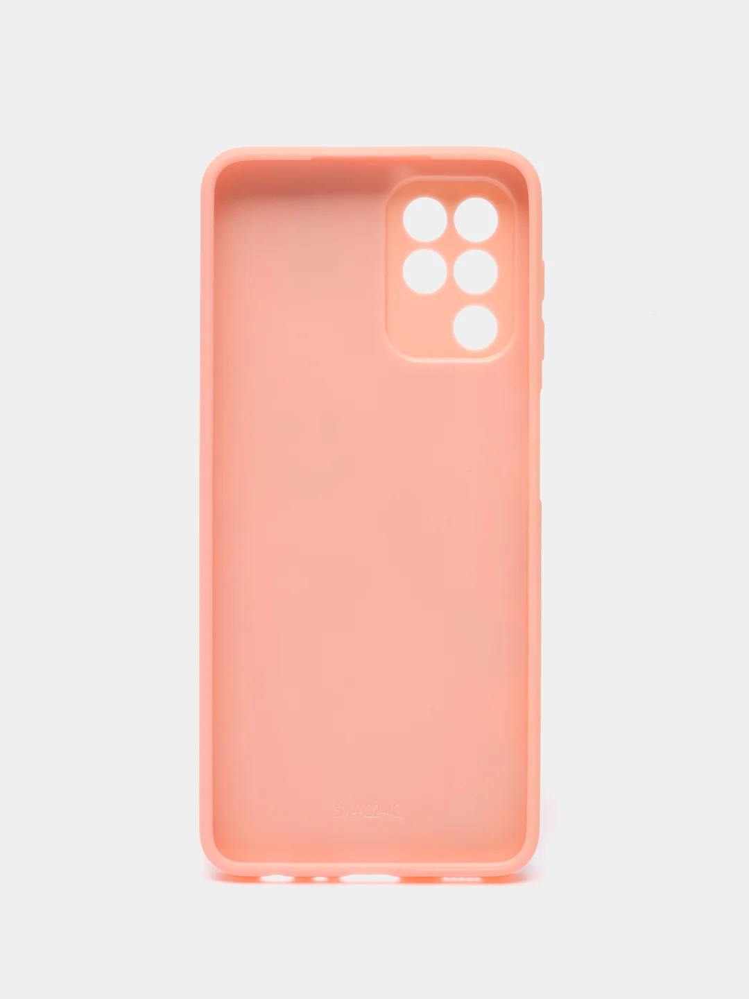 Оранжевый силиконовый чехол Samsung A03S, M32, A22, с защитой камеры, с защитой камеры