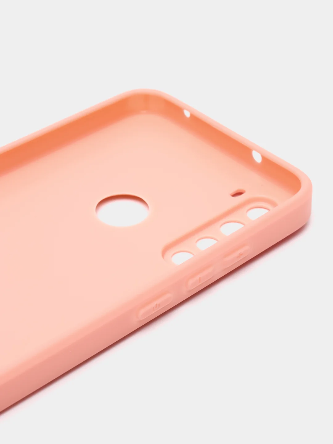 Пастельно-коралловый силиконовый чехол с защитой камеры Xiaomi Redmi Note 8 21 рисунком,из органического стекла