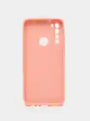 Пастельно-коралловый силиконовый чехол с защитой камеры Xiaomi Redmi Note 8 21 рисунком,из органического стекла