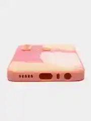 Пастельно-коралловый силиконовый чехол с защитой камеры Xiaomi Redmi Note 8 21 рисунком,из органического стекла