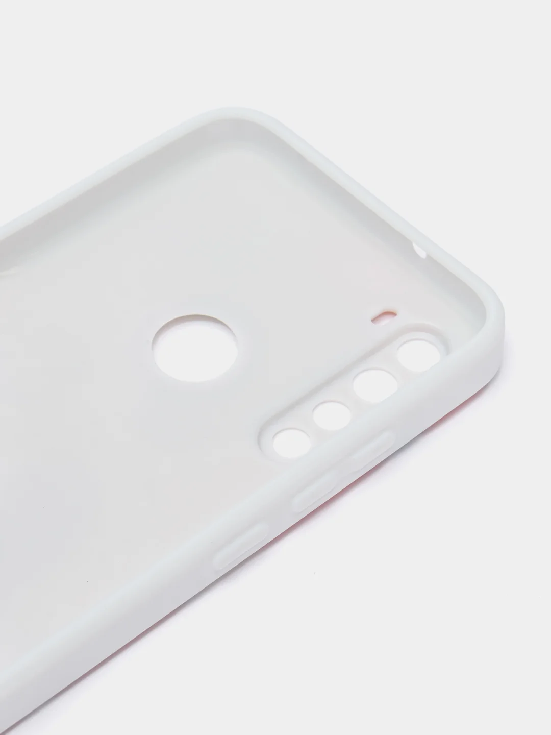 Белый силиконовый чехол с защитой камеры Xiaomi Redmi Note 8 21 рисунком,из органического стекла