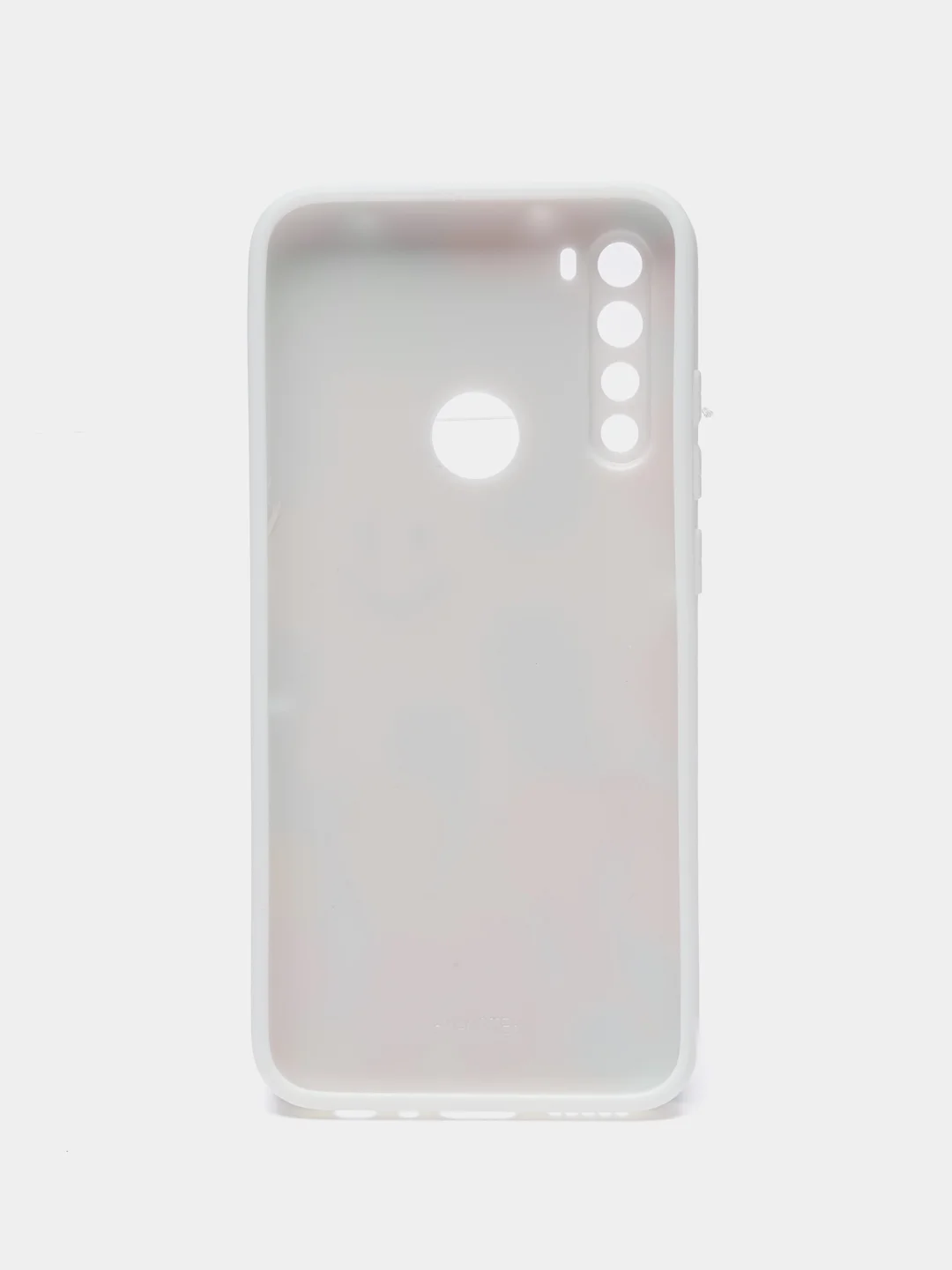Белый силиконовый чехол с защитой камеры Xiaomi Redmi Note 8 21 рисунком,из органического стекла