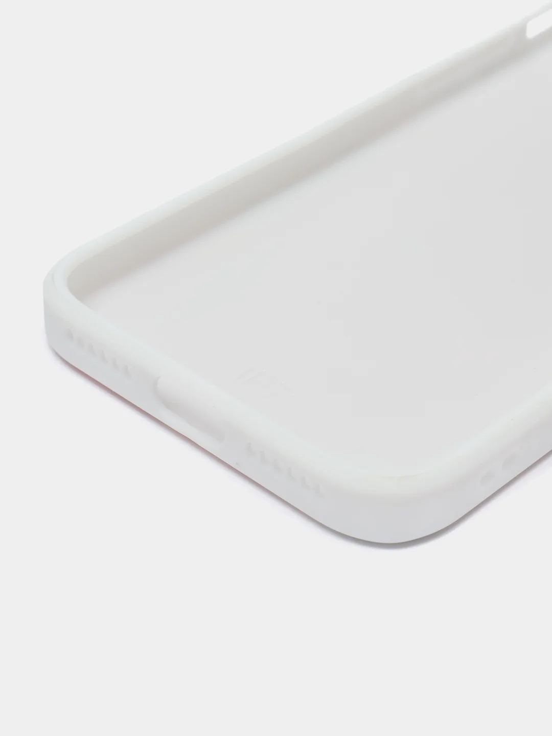 Белый силиконовый чехол с защитой камеры для iPhone 7, 8, 13/Pro/Max,с рисунком из органического стекла