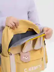 Горчичный рюкзак детский школьный