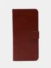 Багровый чехол-книжка с магнитной застежкой для Infinix HOT 12i (Инфиникс Хот 12 ай)