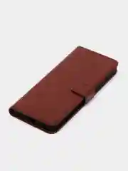 Багровый чехол-книжка с магнитной застежкой для Infinix HOT 12i (Инфиникс Хот 12 ай)