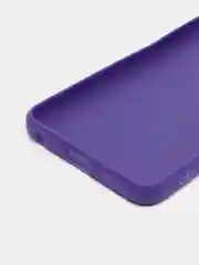 Фиолетовый чехол для Tecno Spark Go 2023 и Tecno Pop 7 Pro силиконовый, матовый, с защитой камеры
