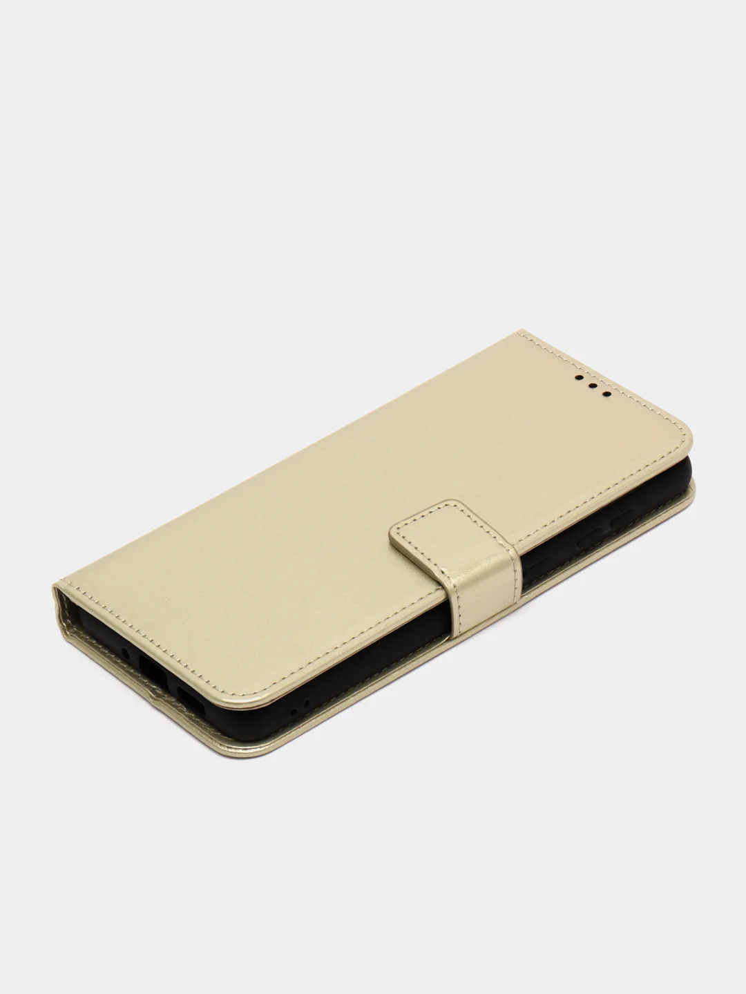 Золотой чехол-книжка с магнитной застежкой для Samsung Galaxy A73, Самсунг Галакси А73