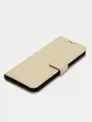 Золотой чехол-книжка с магнитной застежкой для Infinix HOT 12i (Инфиникс Хот 12 ай)